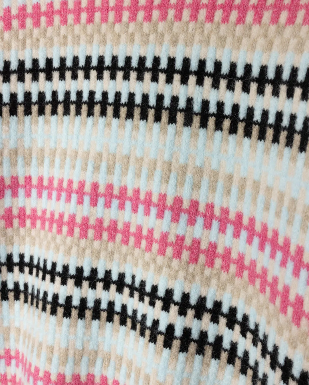 Colorful Waffle Sweater Knit Design Textured Fabric