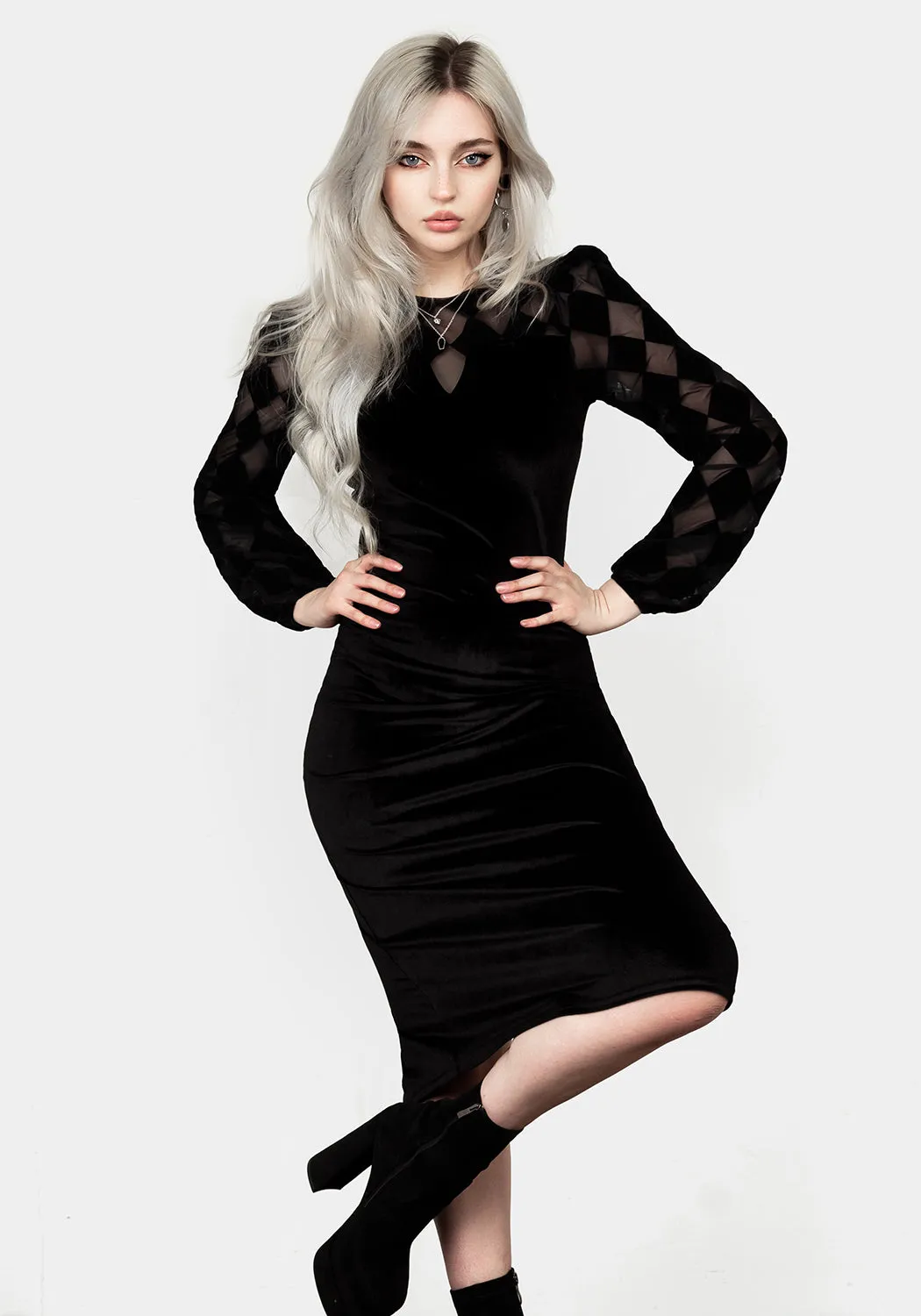 Soft Vibe Debauched Midi Dress