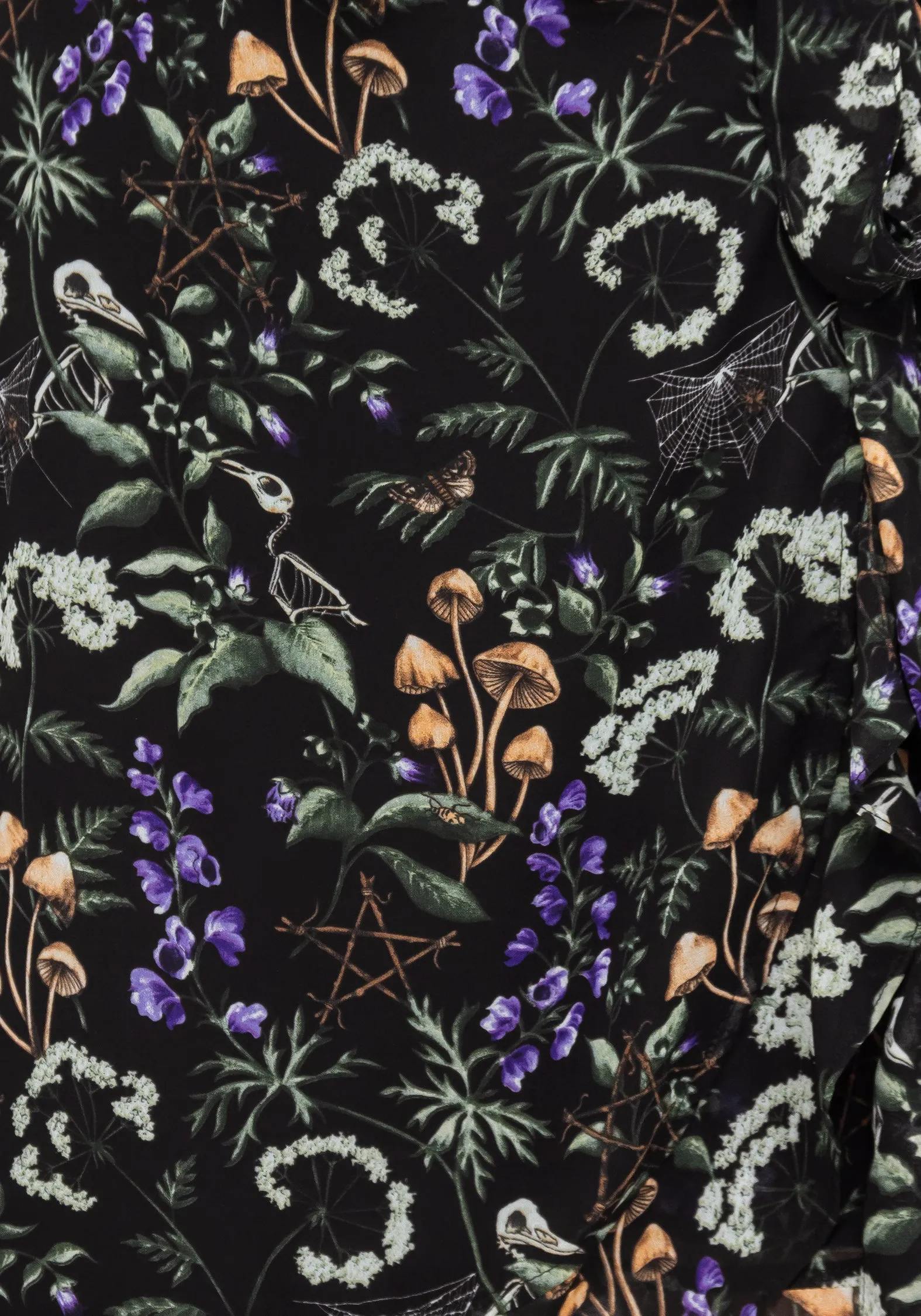 Vesna Chiffon Mini Wrap Dress Warm Base Grace Flow