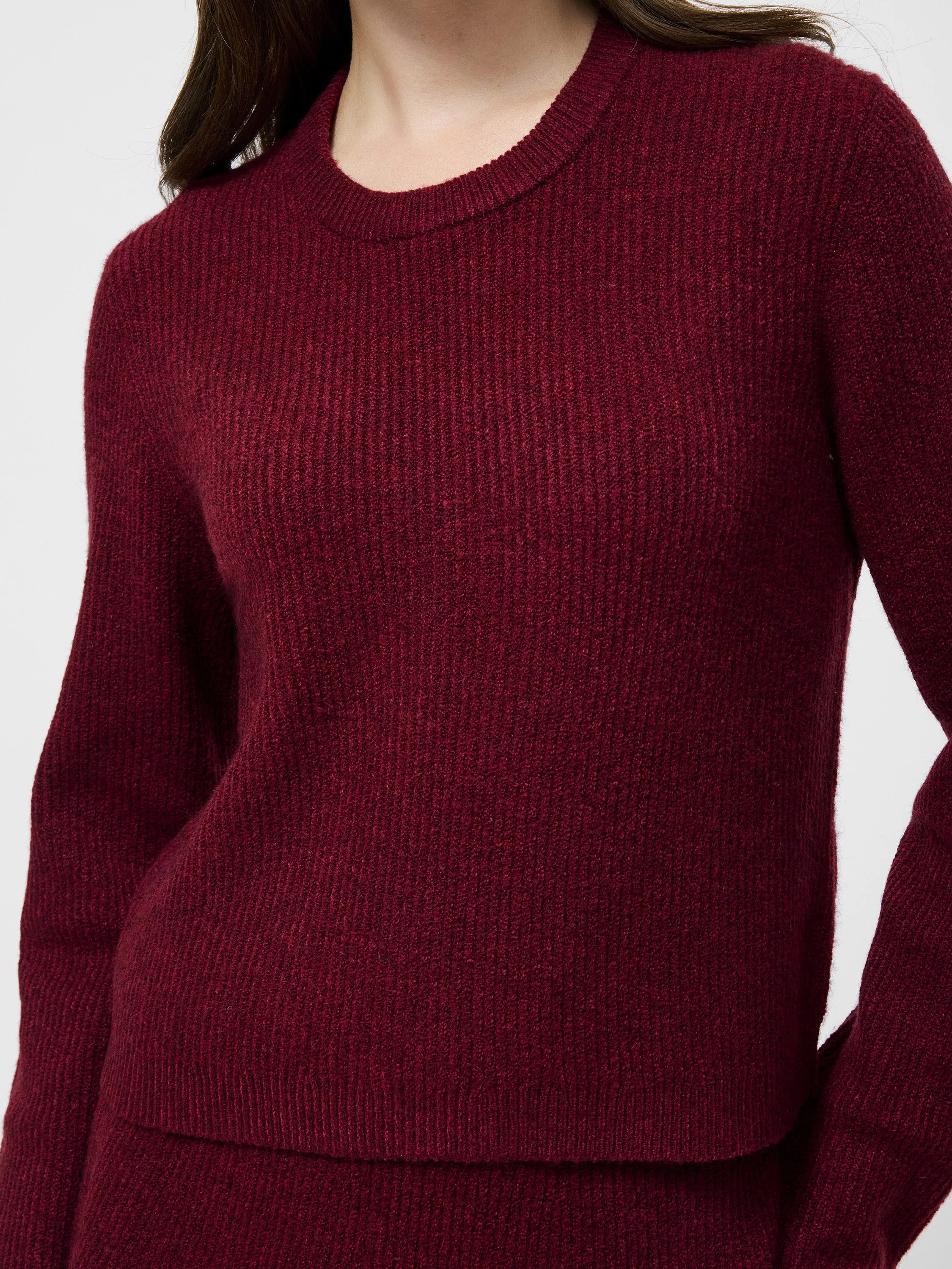 Vhari Knit Classic Sweater Classic Comfort Stretch Recovery Yarn