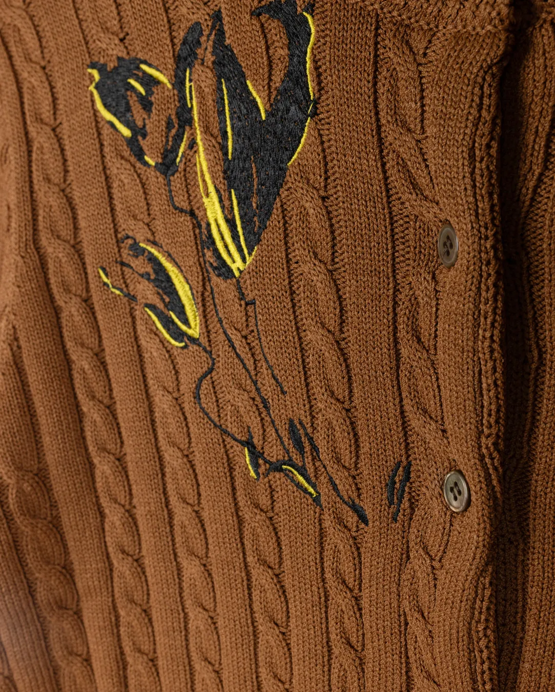 Essential Layer Vickers Cable Knit Cardigan