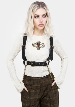 Vignette Brass Chain Harness Fast Move Lightweight