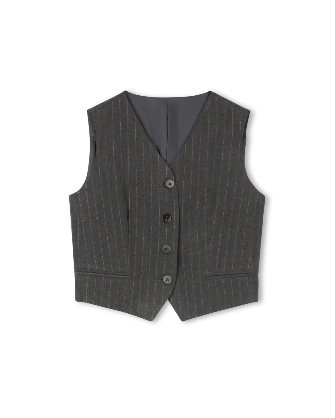 Nikol Cropped Vest Movie Night