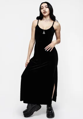 Vipera Gown - Midnight Black Subtle Finish City Rhythm