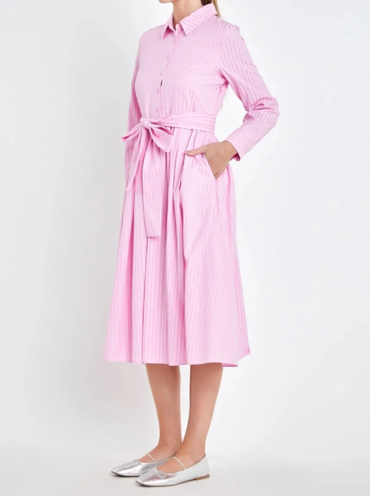 Formed Look Kimberly Striped Dress