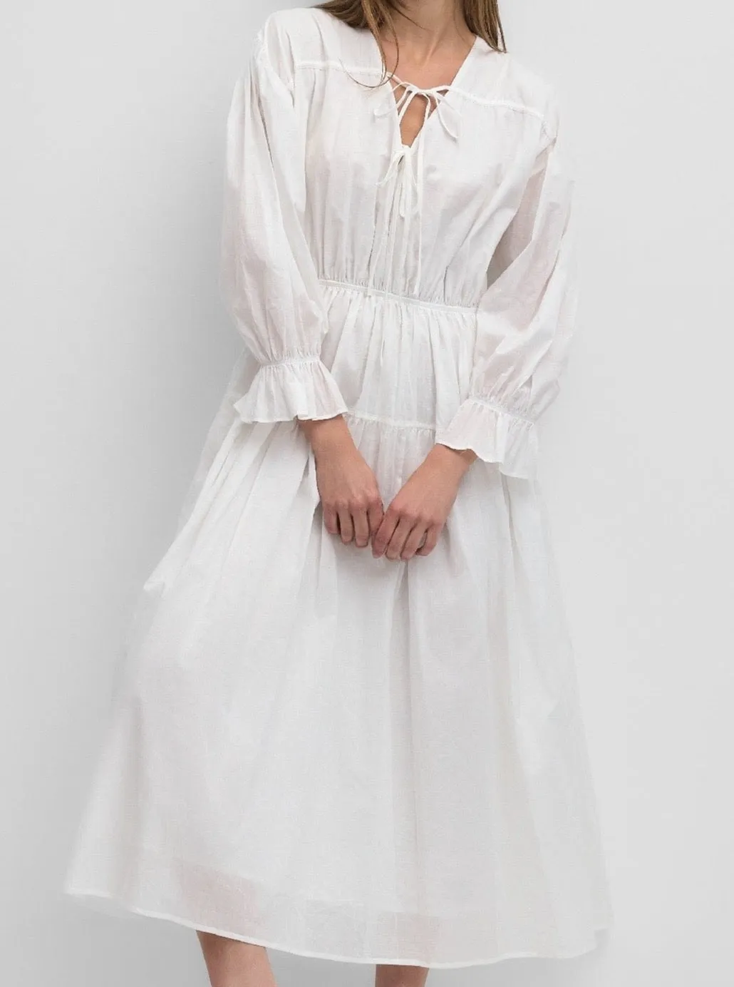 Sunny Lace Vivian Dress - White