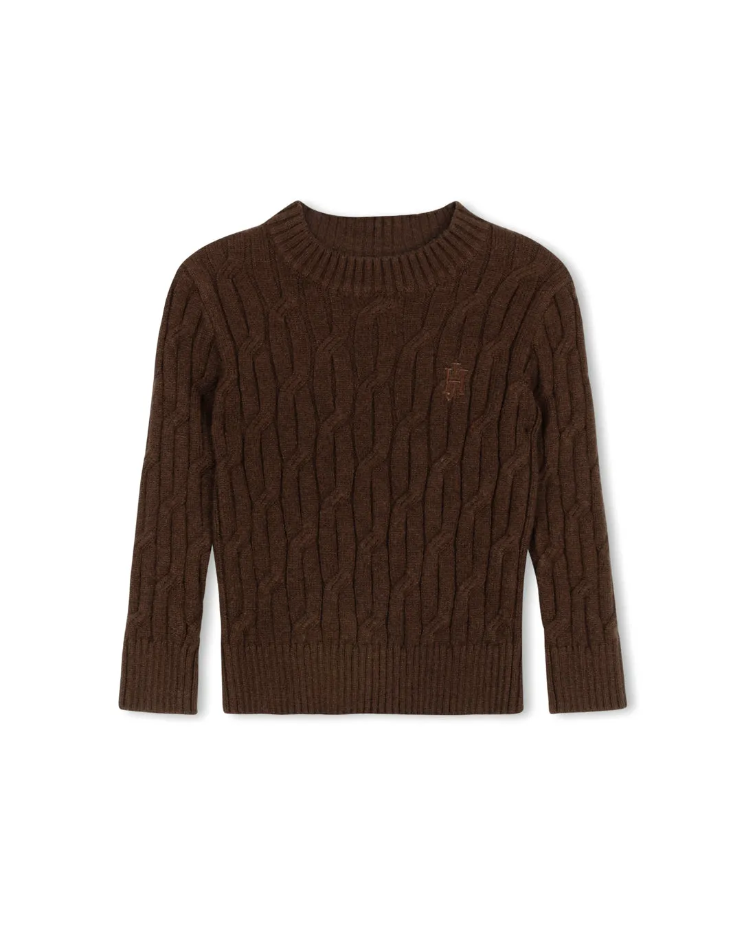 Archie Cable Knit Sweater Casual Knit Layer Textured Knit