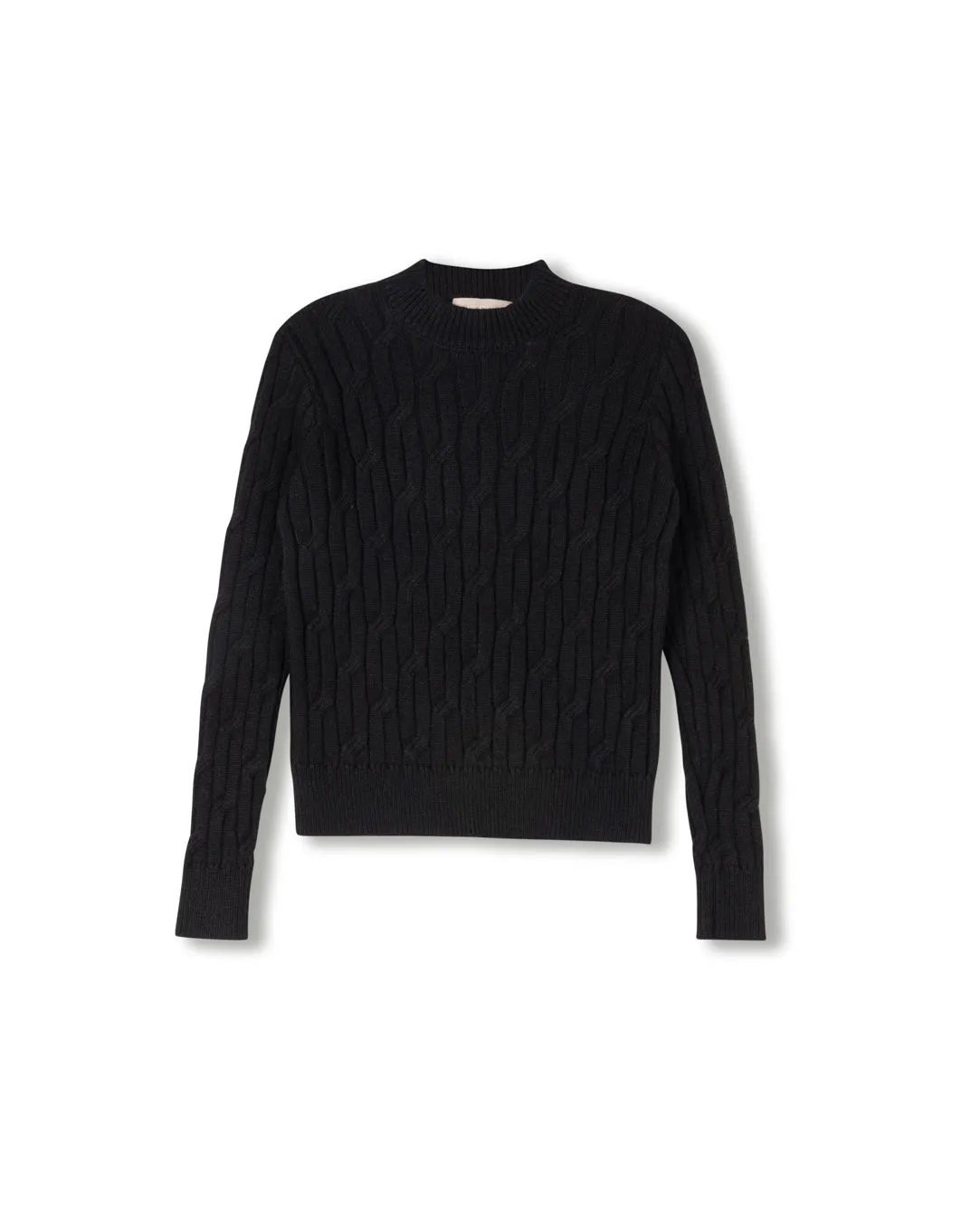 Archie Cable Knit Sweater Cable Stitch Simple Fashion