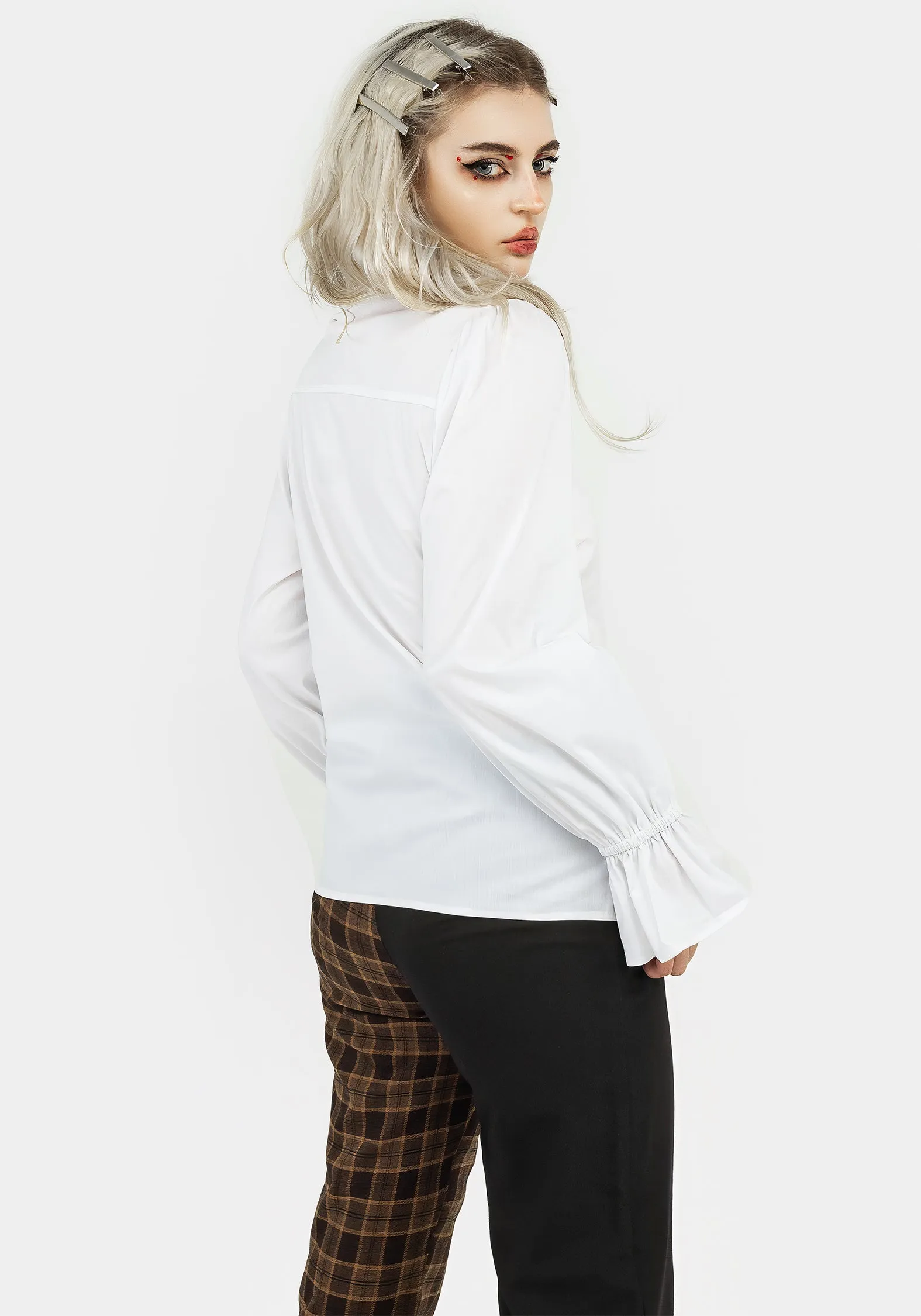 Country Escape Tempora Embroidered Button Up Shirt