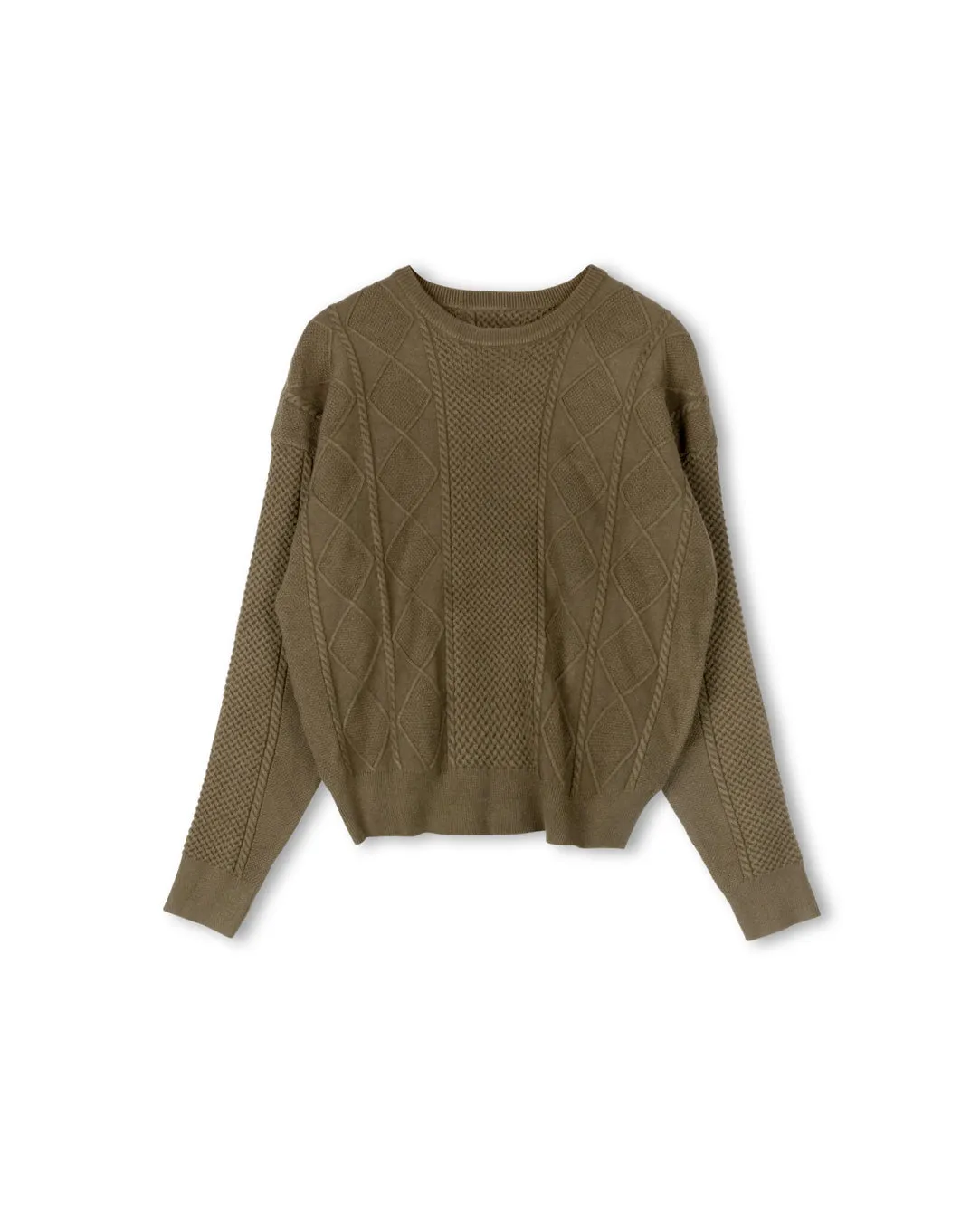 Winter Look Two Toned Sweater