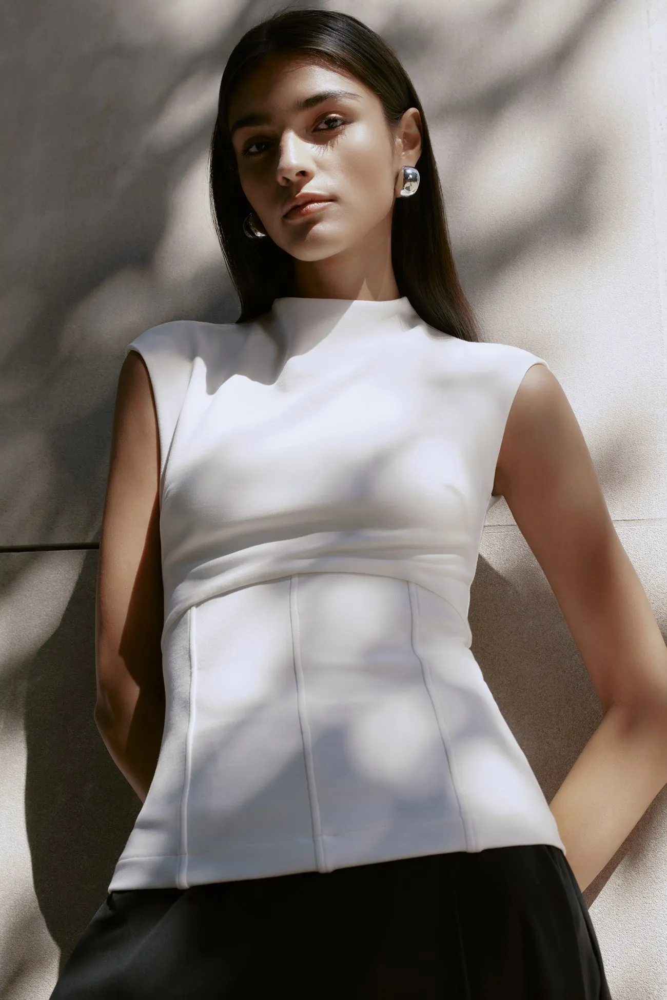 TonalStitching Summer Blouse Haru Top