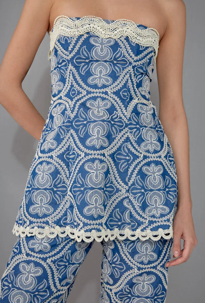 Sustainable JOYCE TOP DENIM