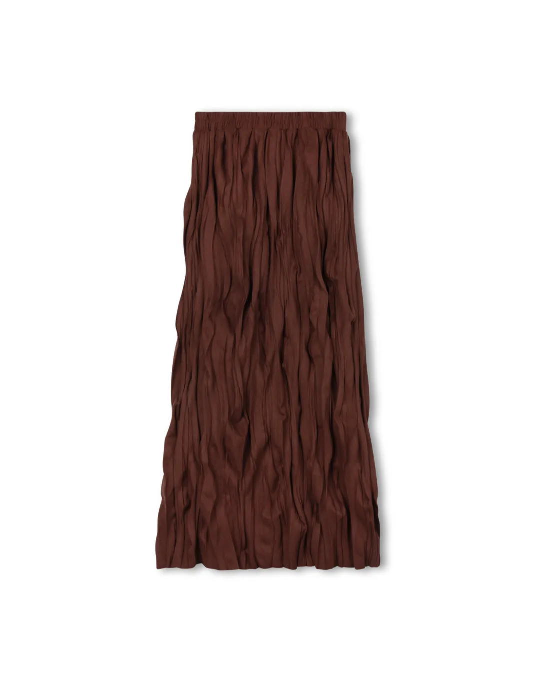 Comfort Innovation Style Layering Waved Pleated Trimmed Skirt