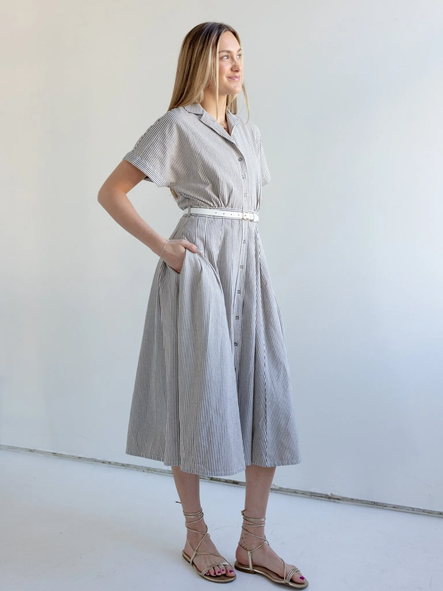 Waverley Stripe Dress Perfectly Fit Look