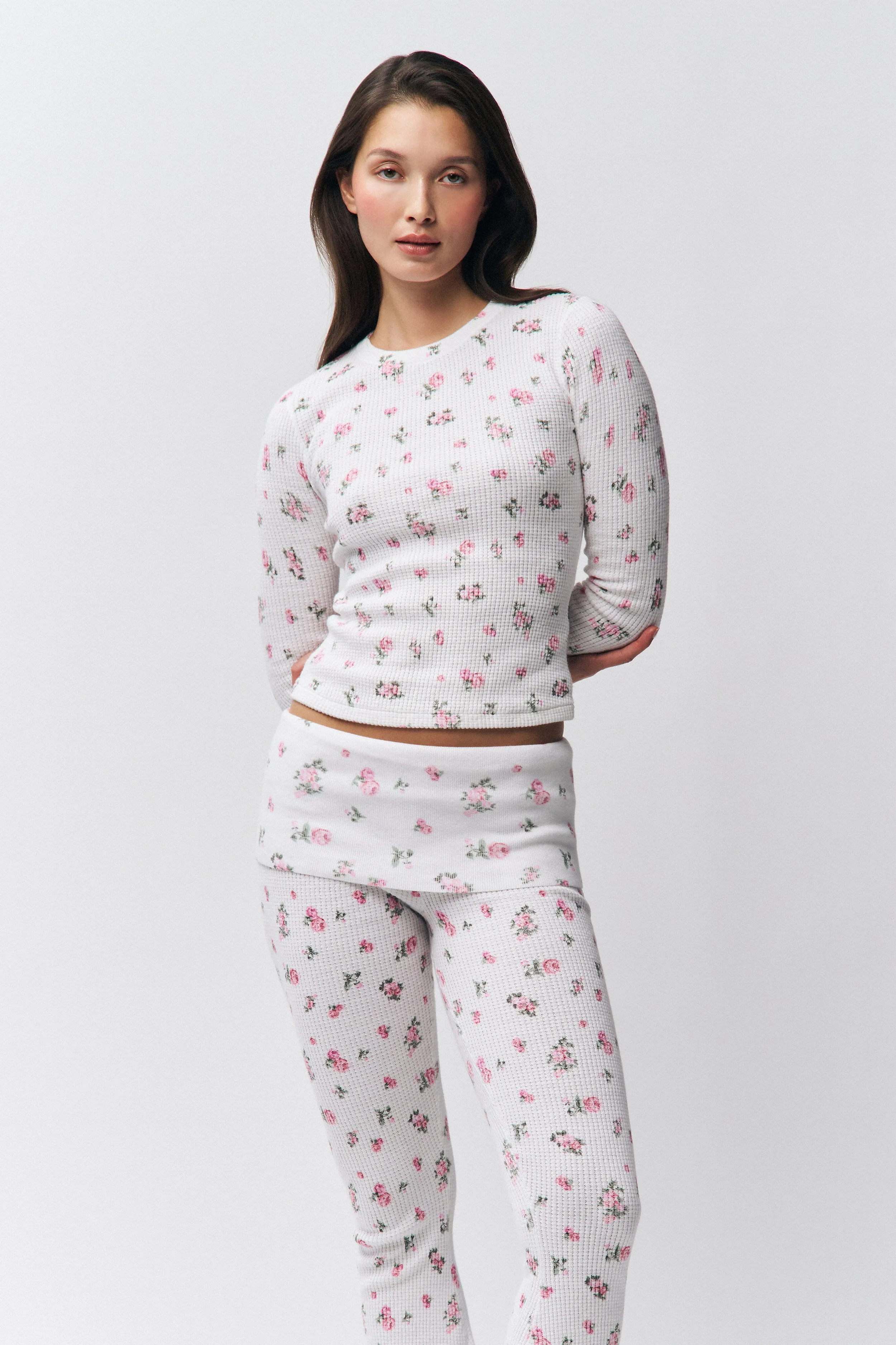 Anti Pilling Fabric Long Sleeve Thermal Top