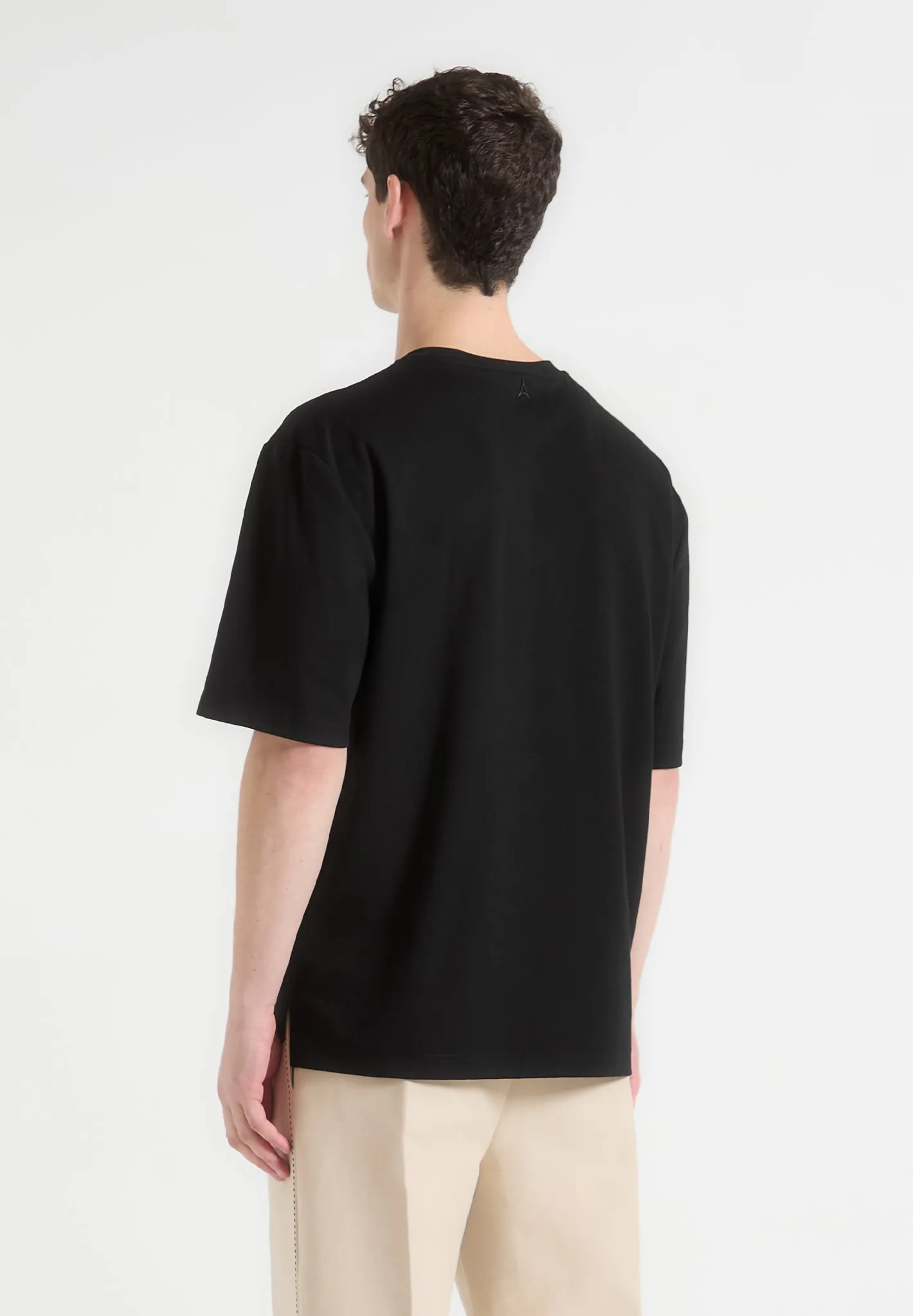Whipstitch Pocket T-Shirt - Black Moisture Wicking Layer
