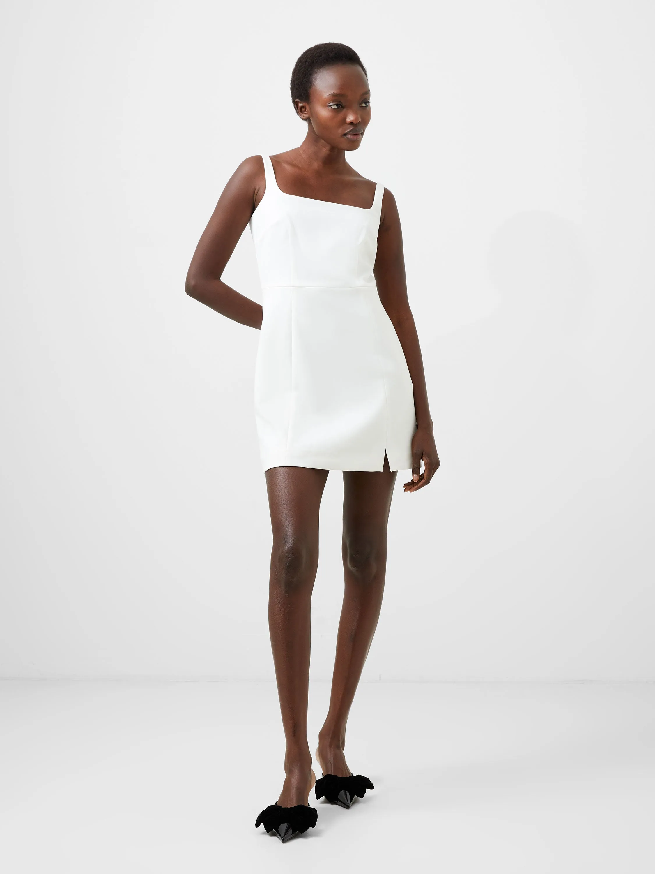 All-Purpose Comfort Whisper Square Neck Strappy Dress