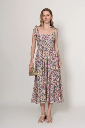 Wild Blossom Midi Dress Smooth Look