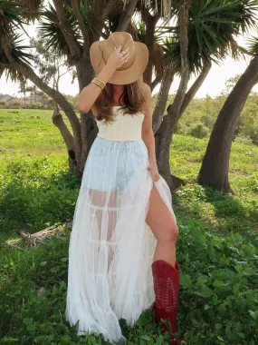 Modern Outfit Wildflower Tulle Top - Final Sale