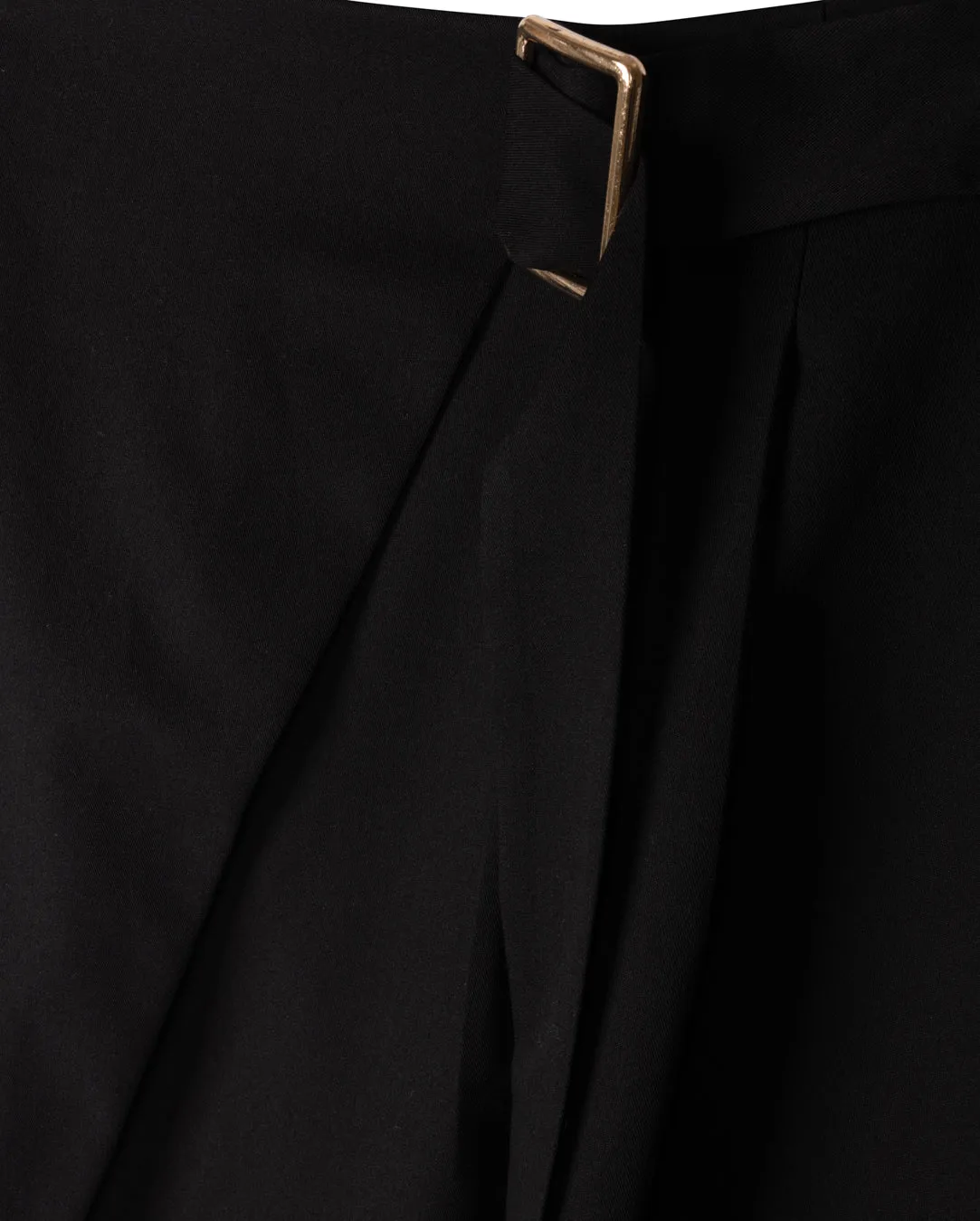 Water Resistant Cotton Rich Wool Pleated Wrap SKirt