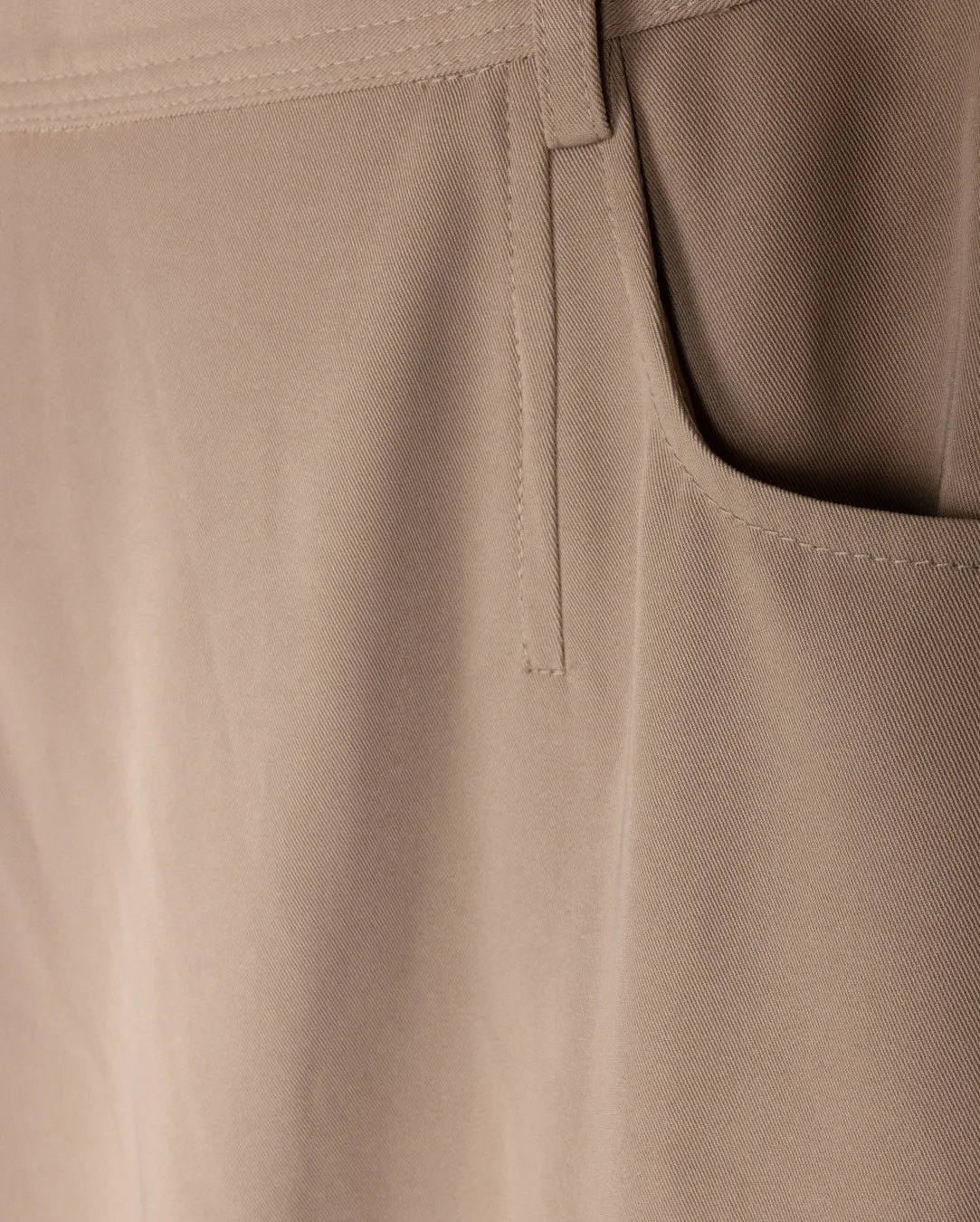 Front Pocket Back Pleat Skirt Street Edge