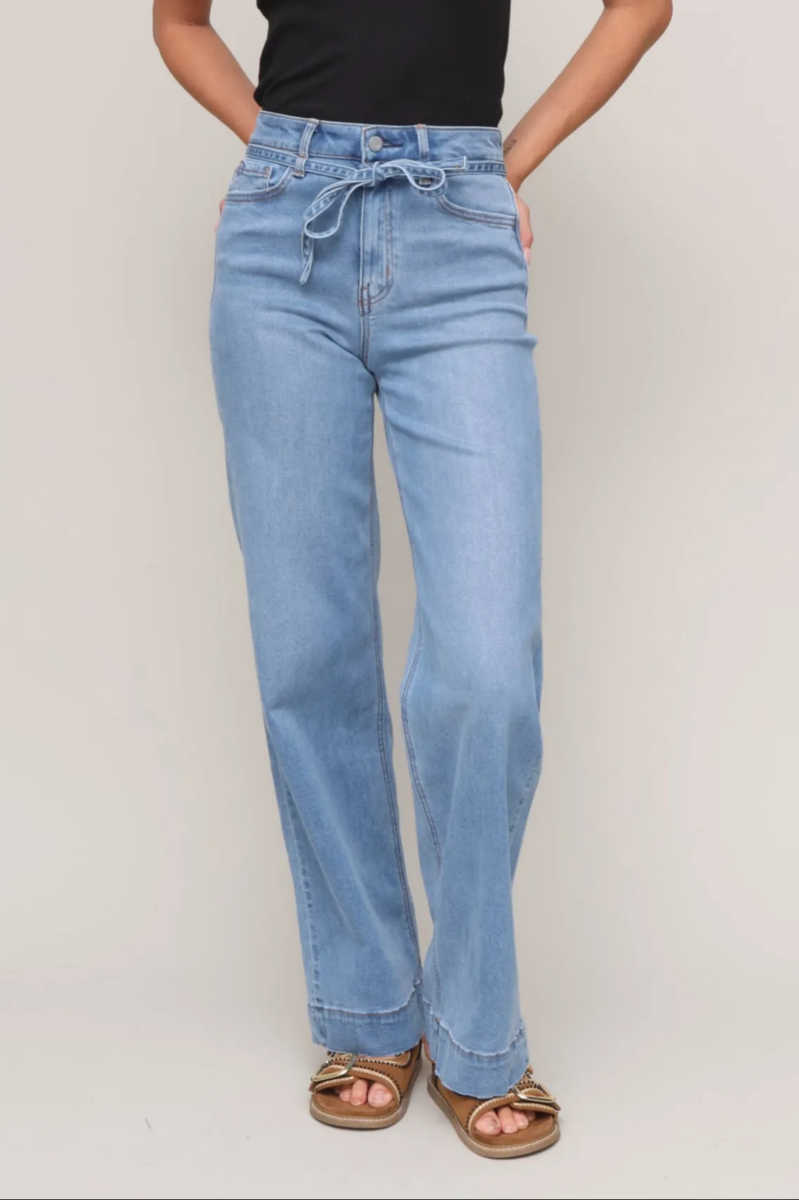 Super High Trouser Wide Timeless Comfort Wear Tangle Free Cuffs