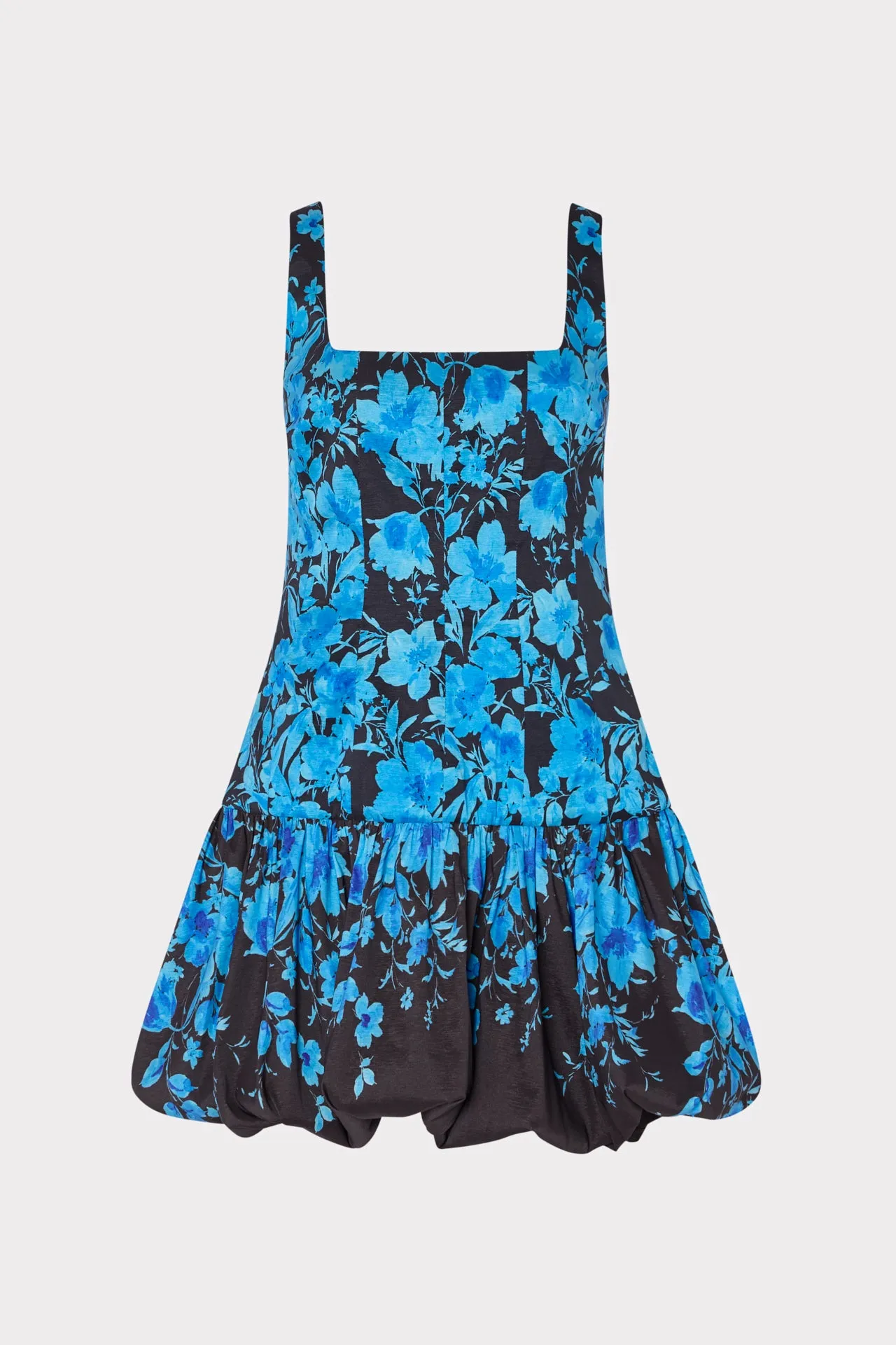 Wylma Flower Mini Dress V Neckline Chilly Day Wear
