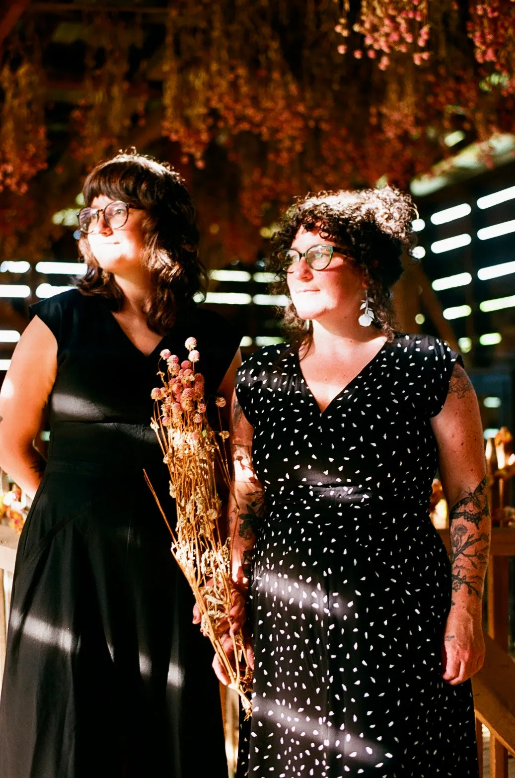 Xena Dress in Black Abstract Dot Dream Look Airy Drape