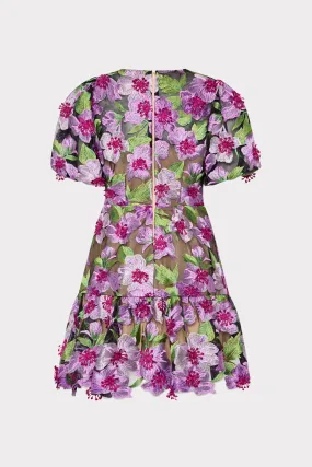 Bold Design Yasmin 3D Embroidered Dress