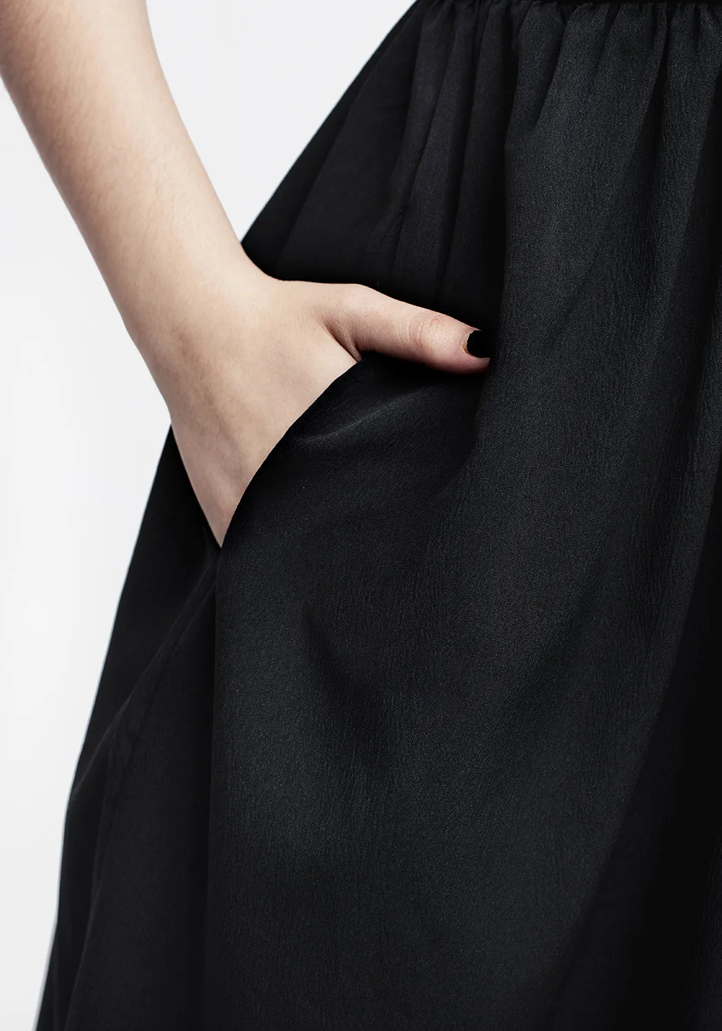 Camden Textured Midi Pinafore Dress Polished Form