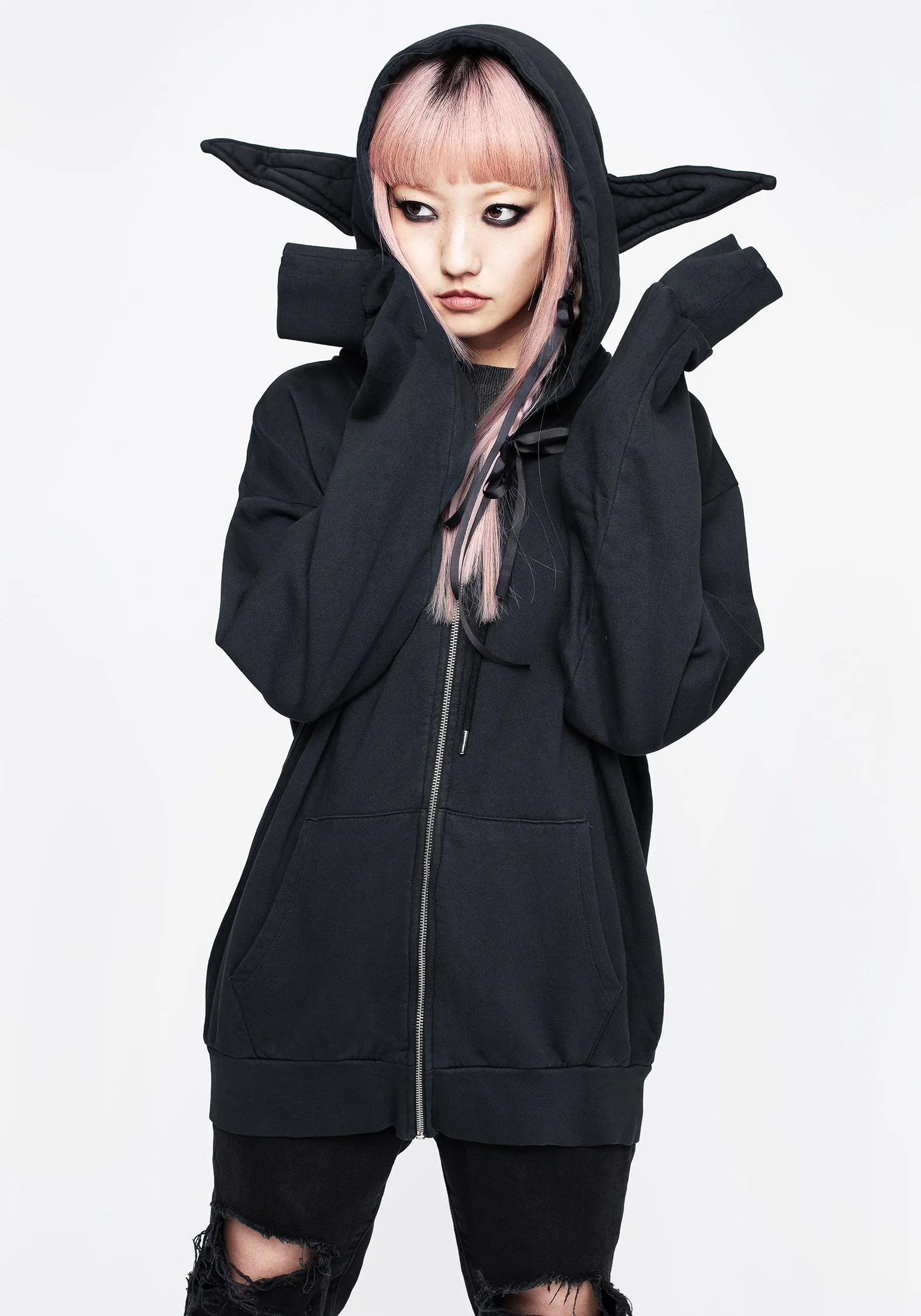 Hermit Ear Hoody Cozy Loopback Fabric