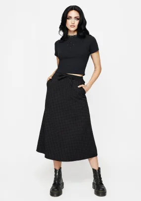 Ziggy Check Midi Skirt Thermal Regulating